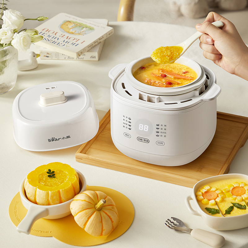 小熊电炖锅炖盅隔水炖家用小型婴儿辅食锅宝宝煮粥锅燕窝煲炖汤锅