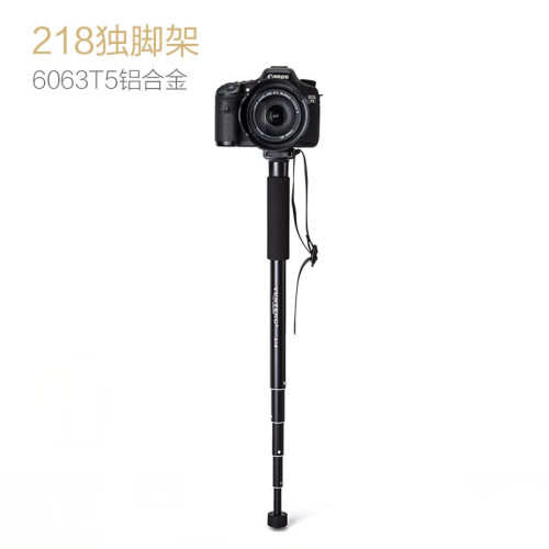 云腾218轻便携微单单反摄像机独脚架相机支架轻便摄影单架单脚架