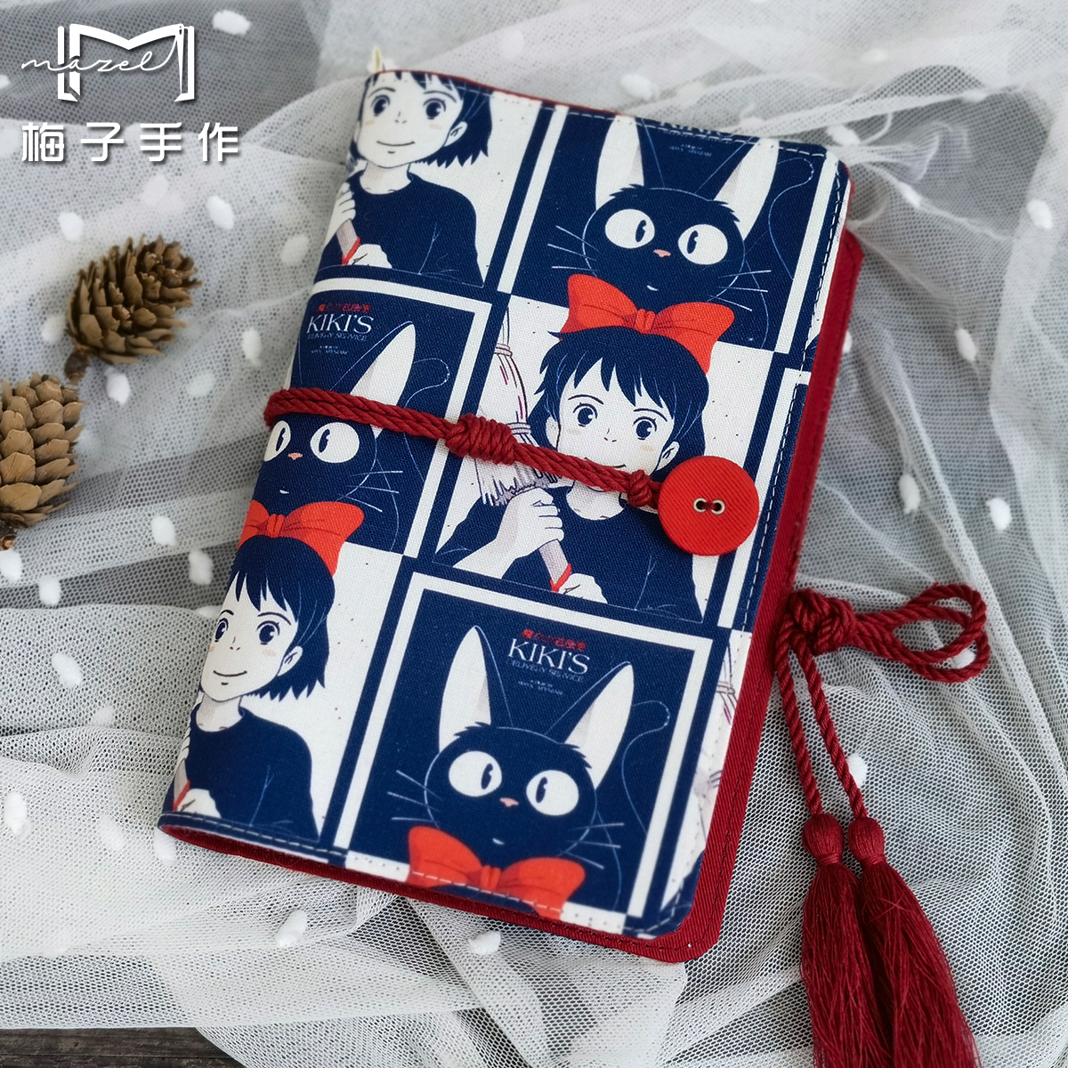 梅子手作布日记笔记本日系手帐本