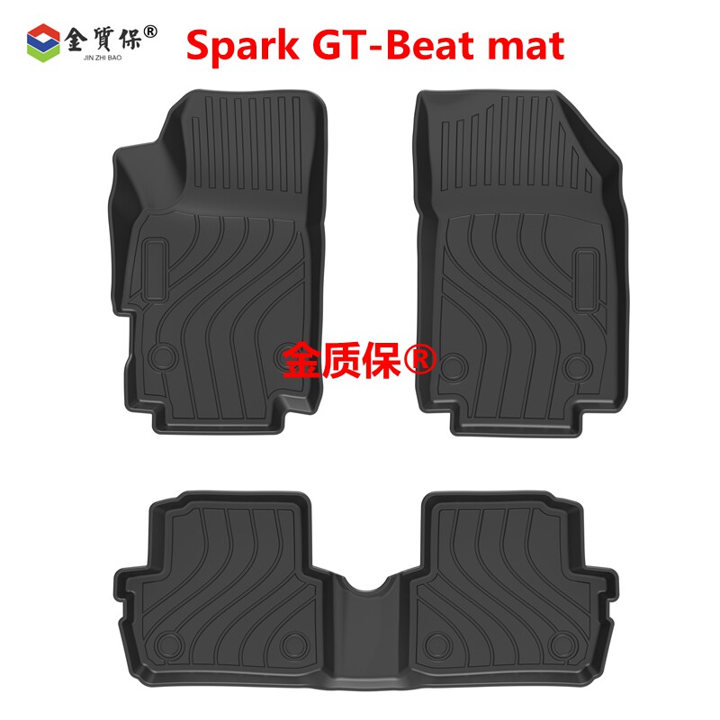 适用于雪佛兰 Spark GT-Beat mat脚垫雪佛兰SPARK专用TPE橡胶脚垫