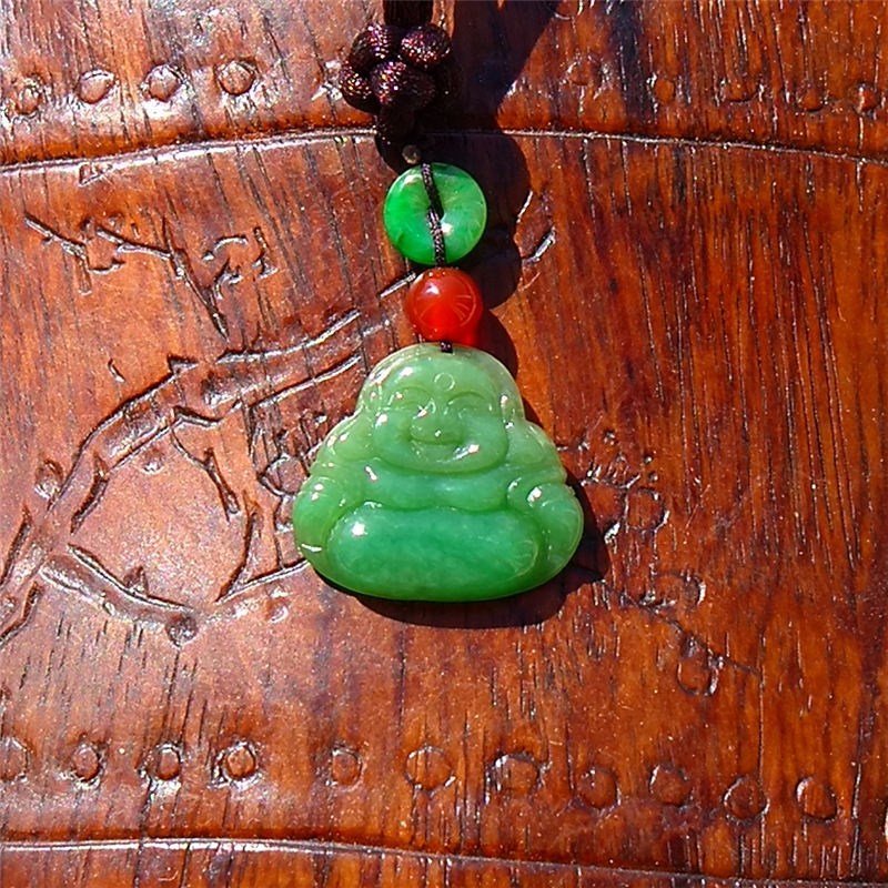 4422天然缅甸货老坑翡翠吊坠