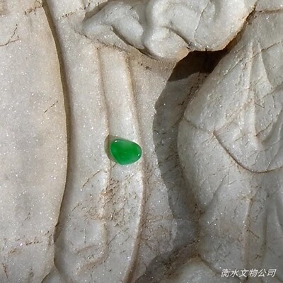 天然A货缅甸老坑翡翠戒面嵌件