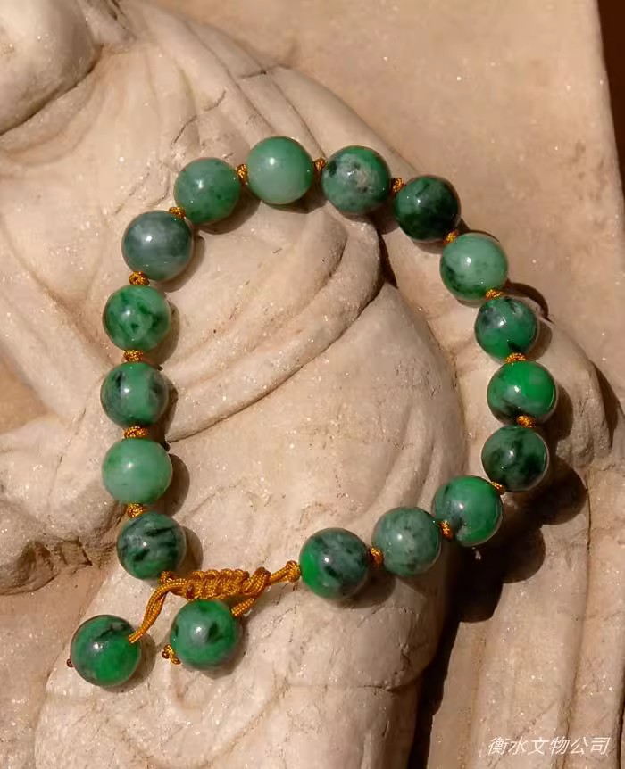 天然A货缅甸老坑翡翠手链手串