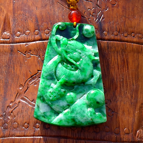 3354天然缅甸货老坑正阳翡翠吊坠