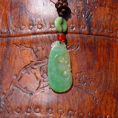 7756吊坠翡翠如意天然