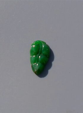 天然A货缅甸老坑翡翠戒面镶嵌件