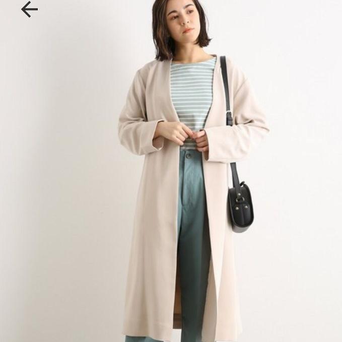 日单长袖V领长款休闲百搭