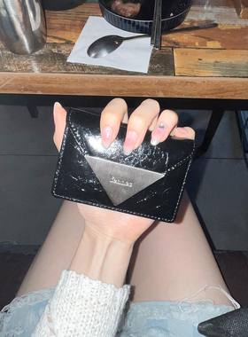 [REコンテナ]fennec韩国博主同款可爱漆皮便携卡包迷你零钱包