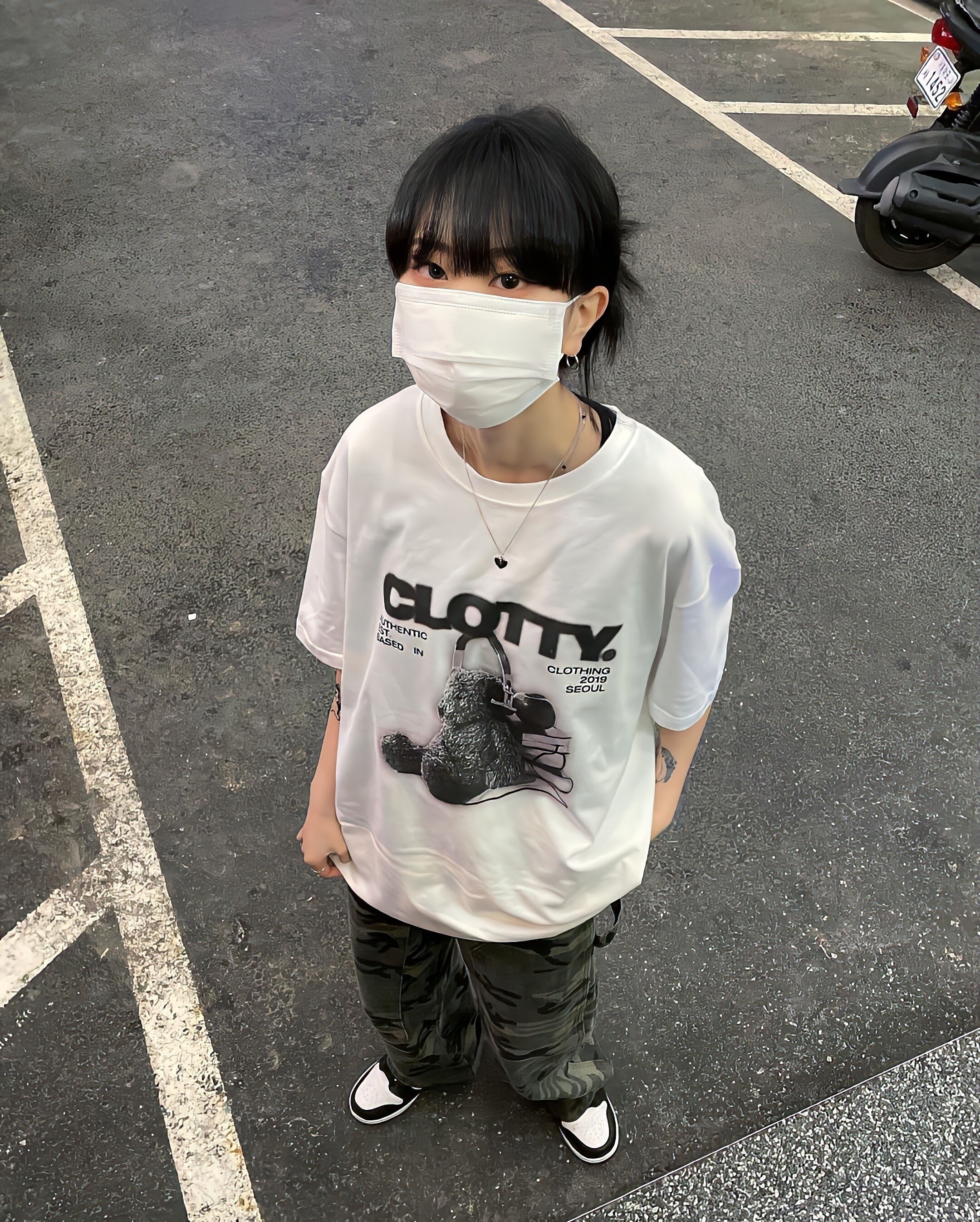 泰迪小熊印花休闲ins短袖T恤