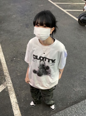 [REコンテナ] BUDDY BEAR GRAPHC泰迪小熊印花休闲简约短袖T恤3色