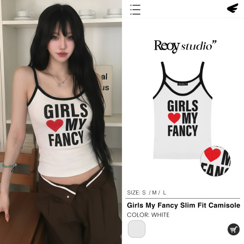 REOY”翅膀十字架吊带背心