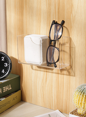 遥控器收纳盒免打孔手机支架上墙壁挂盒卫生间浴室化妆品收纳神器