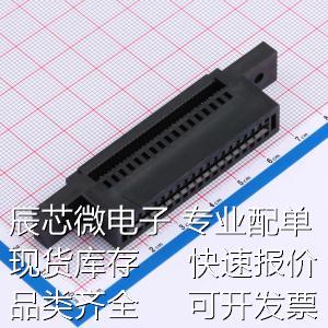 EC34P03BK-0000金手指连接器 2.54mm金手指SLOT P数:34压线式