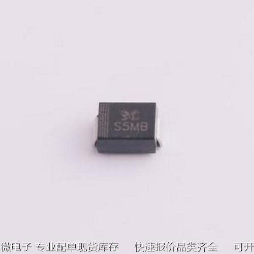 S5MB 通用二极管 电压:1kV 电流:5A SMB原装现货 电子元器件市场 LED灯珠/发光二级管 原图主图