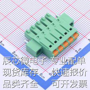 JL15EDGKNM-38105G01 插拔式接线端子 3.81mm 1x5P 排数:1 每排P