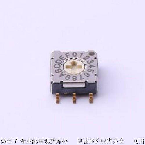 GSER-16S 旋转编码器 GS系列 微型旋转编码开关 SMD,7.2x7.2mm原