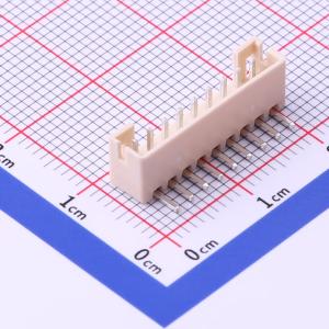 X2016WR-09-46SN线对板/线对线连接器 2mm 1x9P弯插有定位,无K