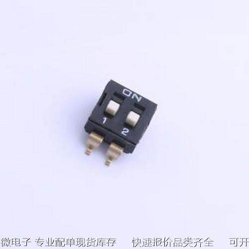 KF1027B-02P-G00-ON-01B 拨码开关 拨码开关 SMD-4P,6x6.2mm原装