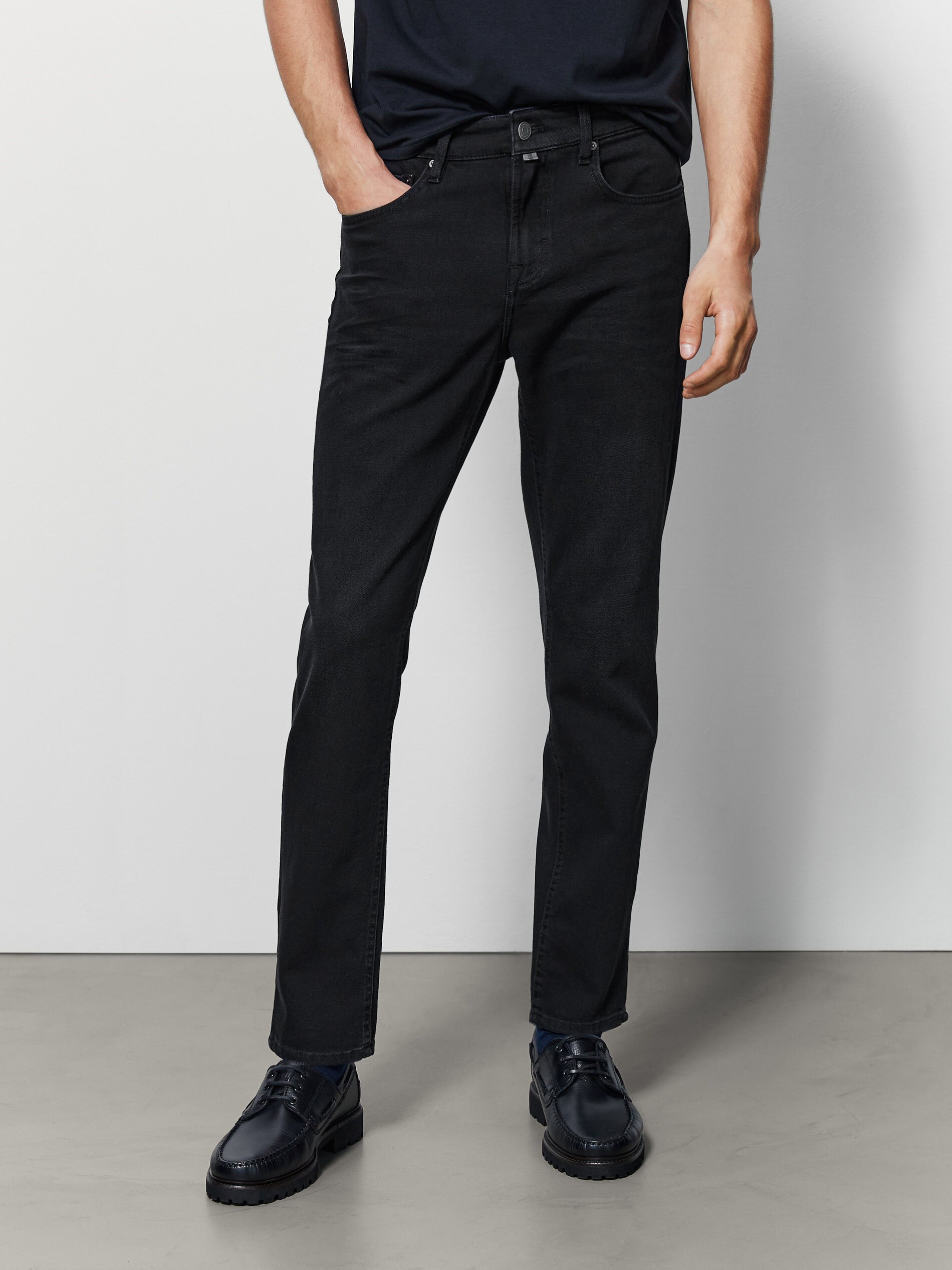 西班牙正品代购 massimo dutti 男士 修身版水洗牛仔裤 0059069