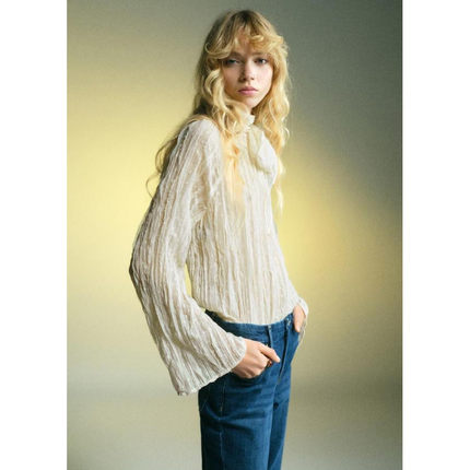 西班牙欧洲正品代购 MANGO 女士 蝴蝶结衬衫 17097797