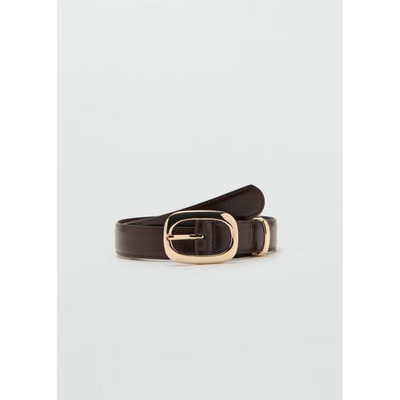 西班牙欧洲正品代购 MANGO 女士 人造革皮革腰带  27012896