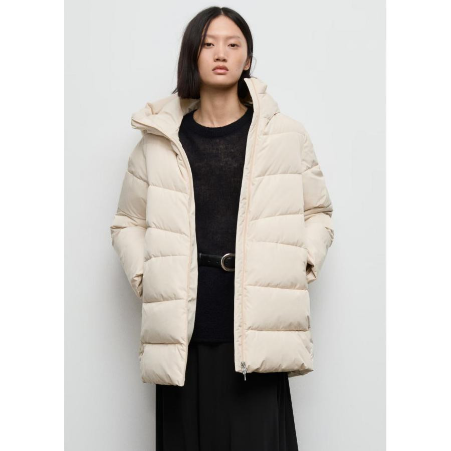 西班牙欧洲正品代购 MANGO 女士 连帽绗缝外套 17017763