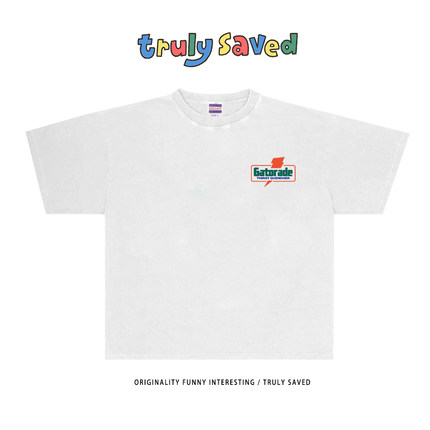 Earthman vip 250克重磅！简约logo印花小众情侣百搭宽松短袖T恤