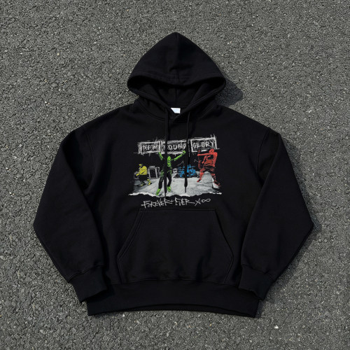New Found Glory 朋克乐队现场人像套头上衣美式复古摇滚重磅卫衣