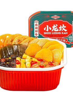 临期F07 小龙坎麻辣素什锦自热小火锅280g速食素菜懒人夜宵食品