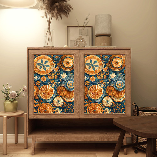 复古家具贴纸柜门贴画自粘柜子贴纸柜门贴画自粘柜子贴纸柜门贴画