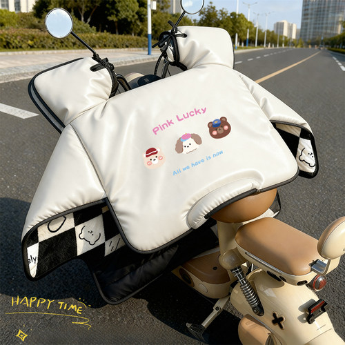 25新款羽绒PU皮加厚不渗水挡风被