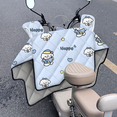 电动车挡风被四季通用双面防水