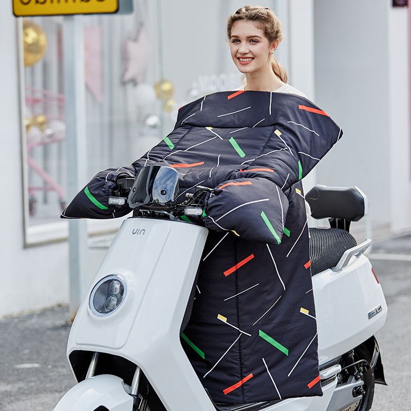 电动车挡风被冬季保暖摩托车挡风罩加绒加厚冬天电瓶车加大防寒