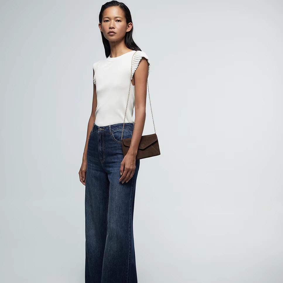 西班牙Sfera女士荷叶边无袖T恤