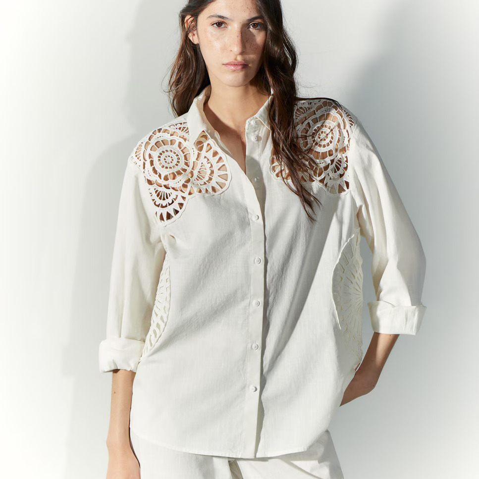 elcorteinglés女士长款衬衫