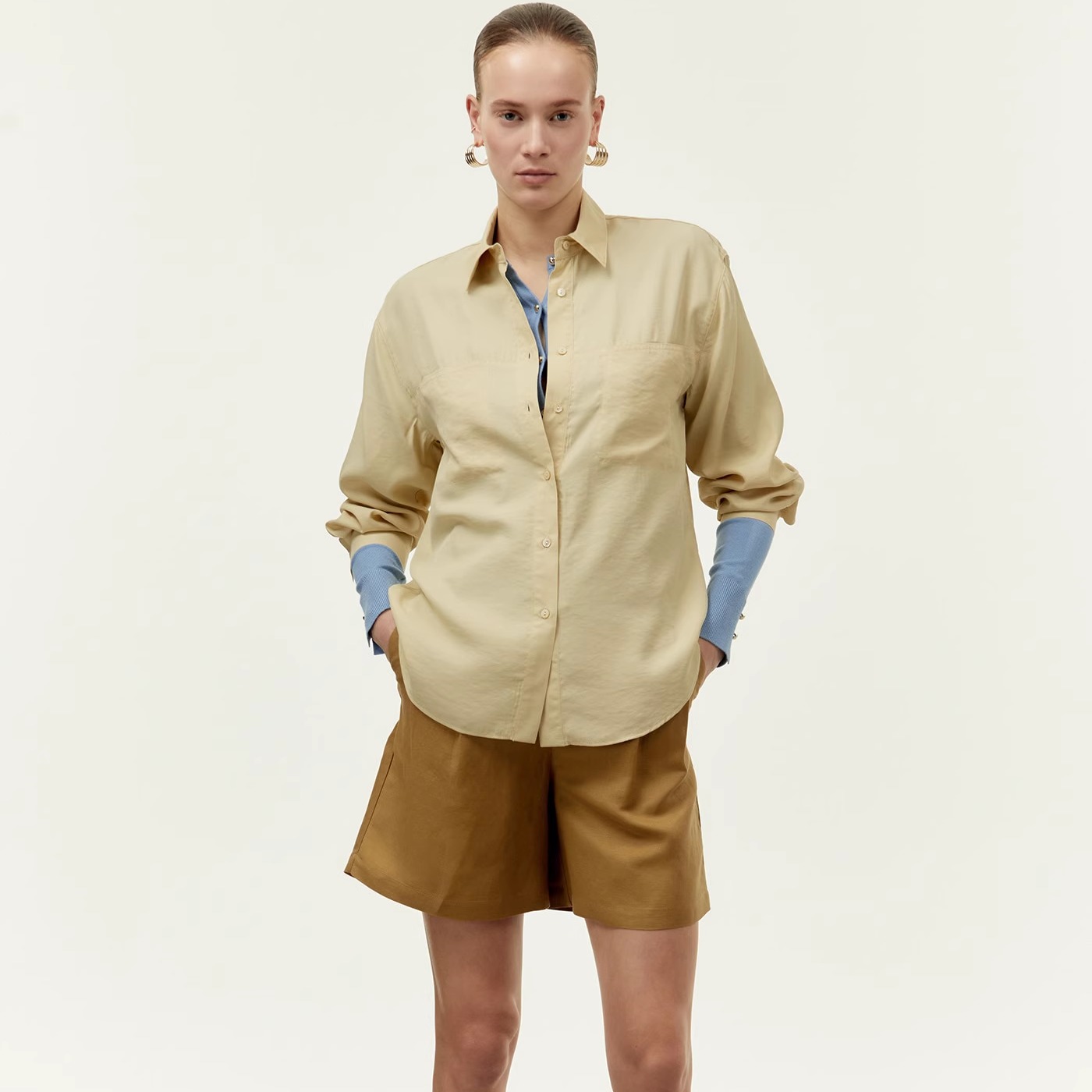 西班牙代购elcorteingles女衬衣