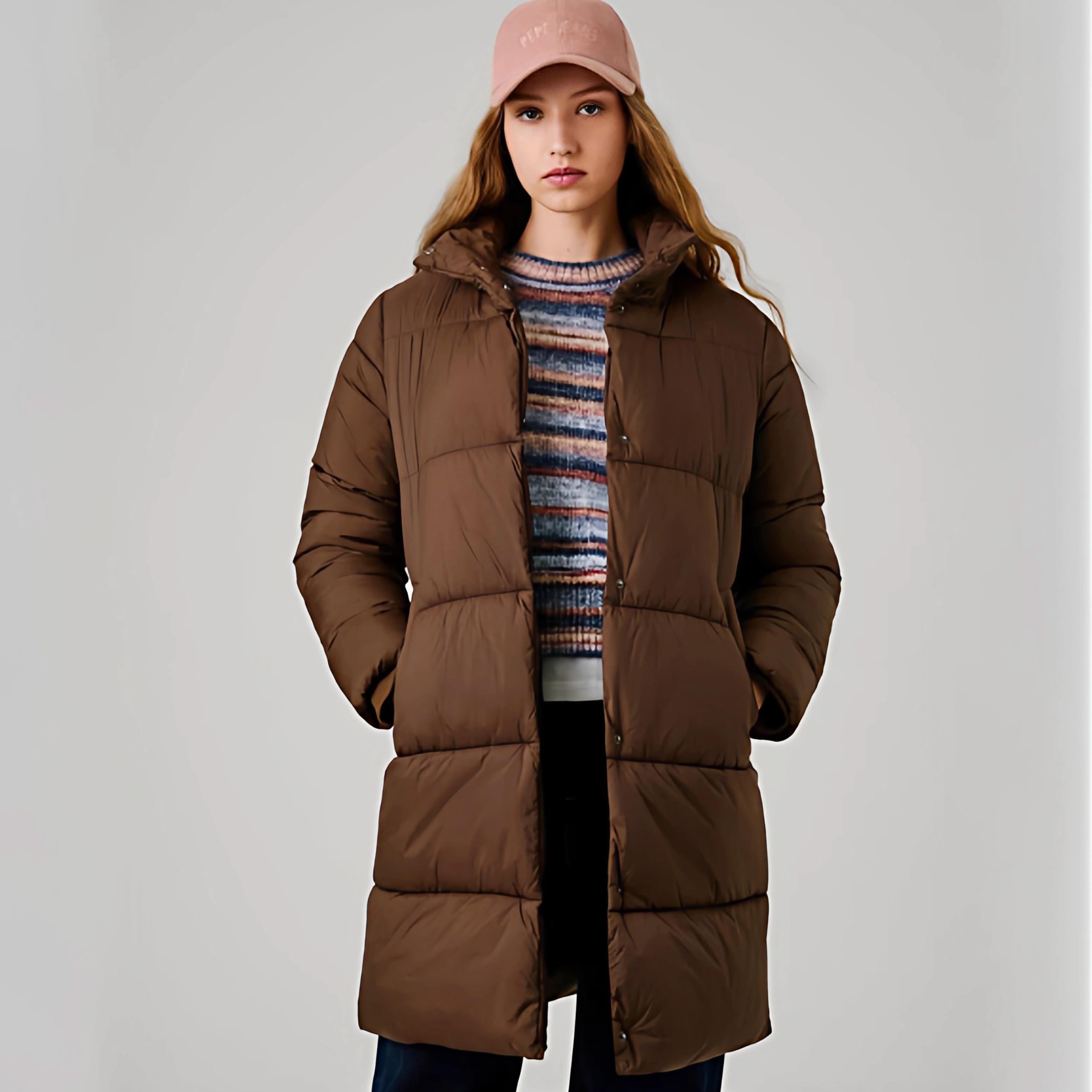 西班牙代购女士防水保暖棉服