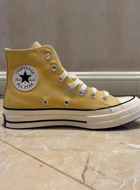 CONVERSE匡威2025春季1970s落叶黄高帮休闲帆布鞋男女同款A10526C