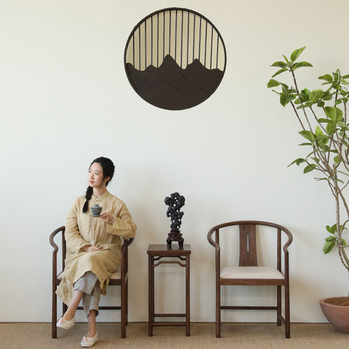 北美黑胡桃木餐椅实木休闲椅书桌椅子新中式圈椅明式围椅茶椅主人