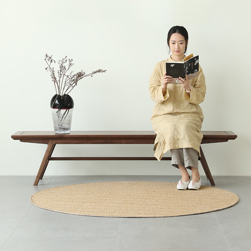 新中式风北美黑胡桃木餐厅长凳