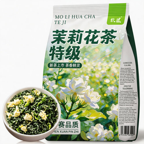 正宗茉莉花茶250g浓香袋装