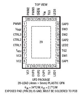 原装  LT3496EUFD LT3496IUFD LT3496HUFD LT3496 QFN现货