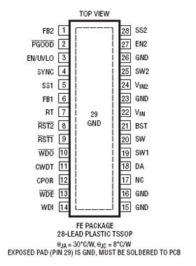 原装  LT3640EFE LT3640IFE LT3640 TSSOP28现货