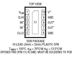 原装  LTC6416CDDB LTC6416IDDB现货DFN-10 LTC6416