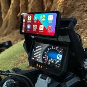 6.3寸摩托车导航仪无线carplay安卓Android Auto胎压监测防水跨境