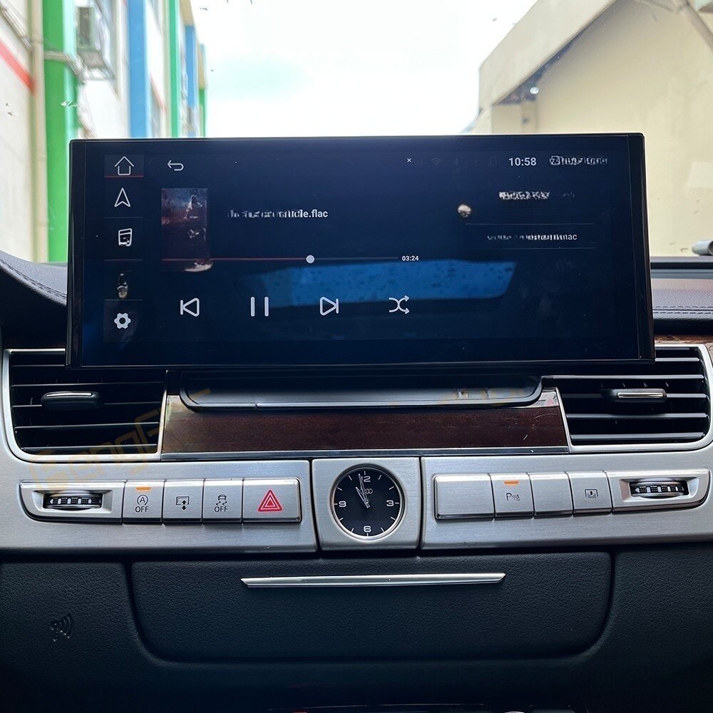12.3寸适用于2002-2010款奥迪Audi A8安卓导航一体机内置Carplay