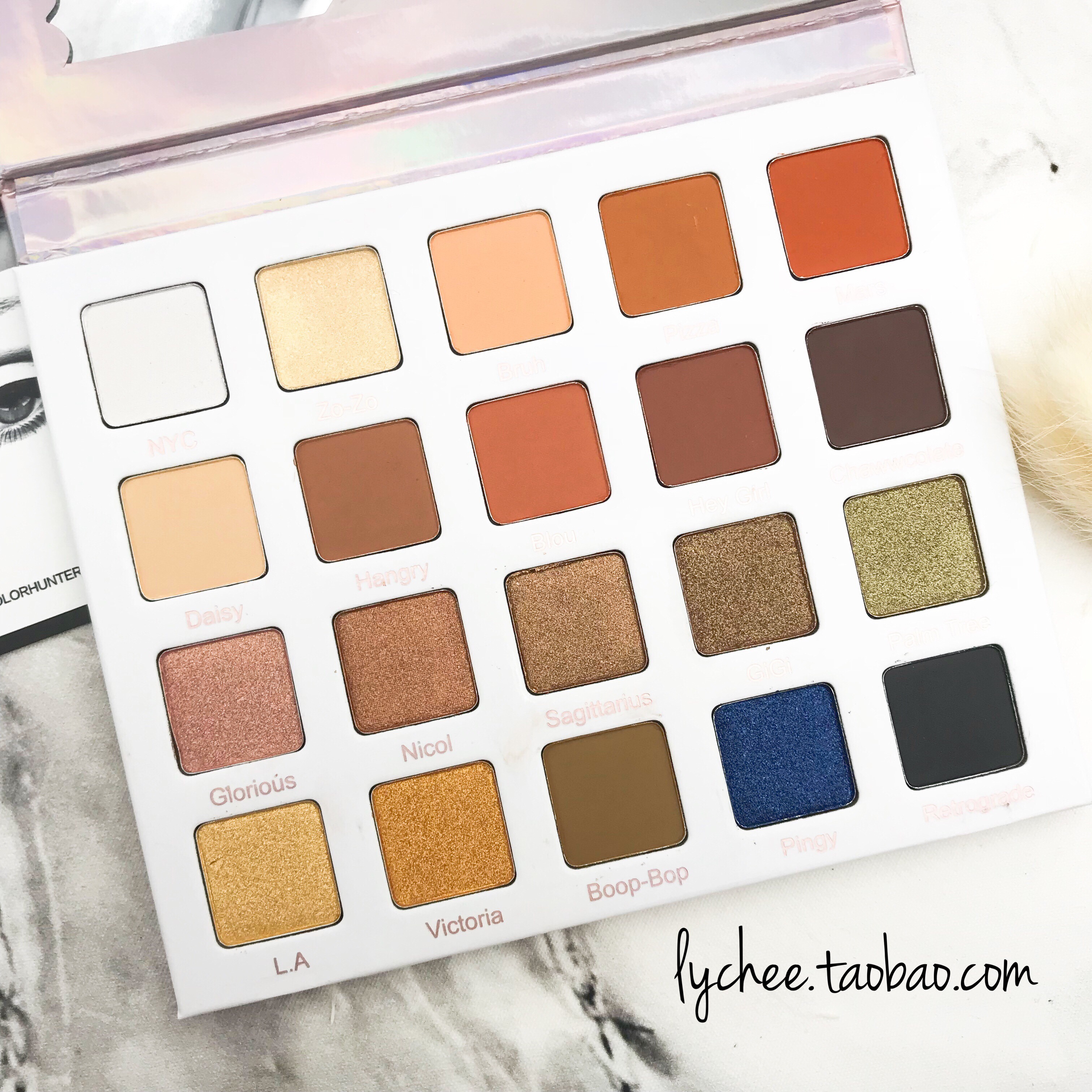 现货正品violetvoss眼影盘彩虹