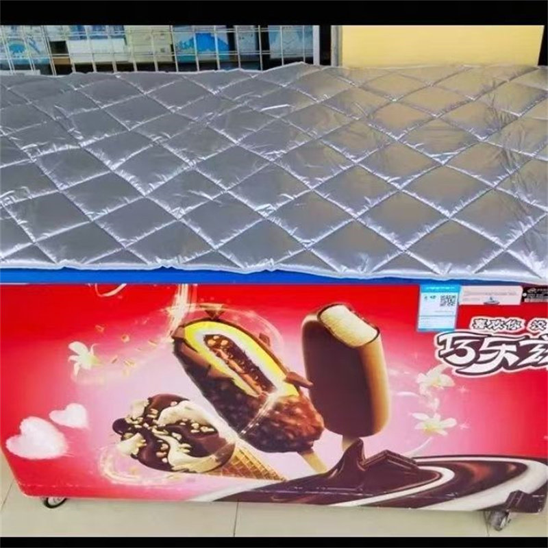 加厚冷柜盖被冰柜冰箱防尘罩遮阳省电保温展示柜隔热盖布万能盖巾