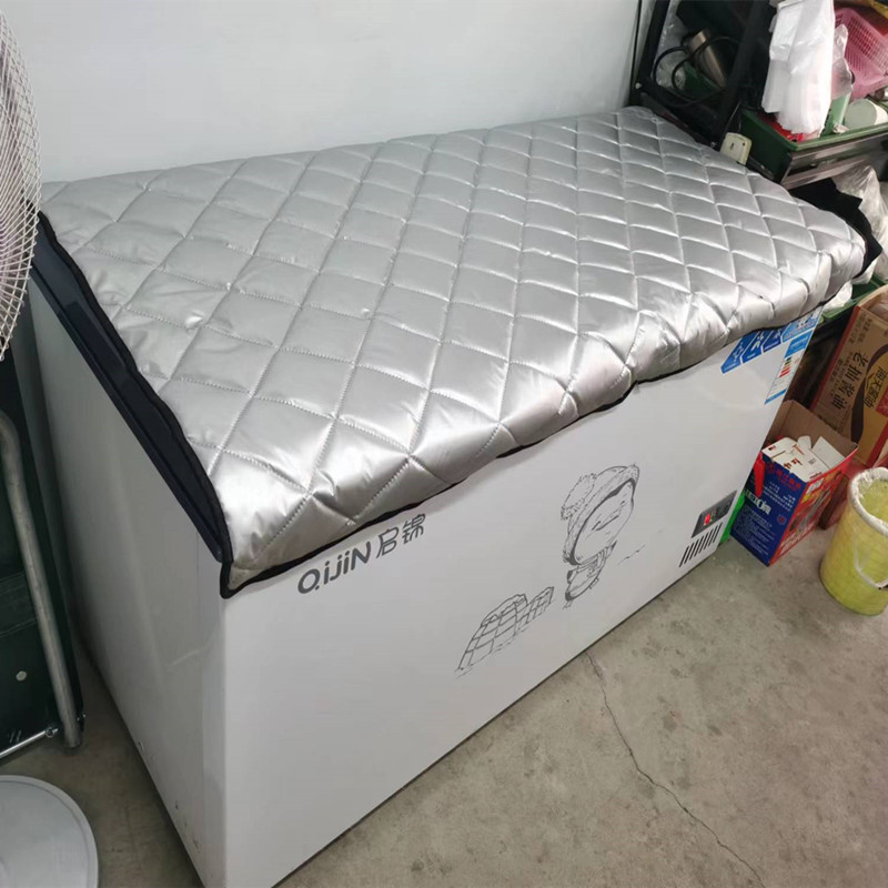 冰箱保温被超市加厚省电防晒隔热罩雪糕柜冷藏柜防水盖布巾防尘罩