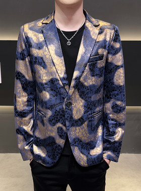 春秋男士西装韩版修身休闲西装潮